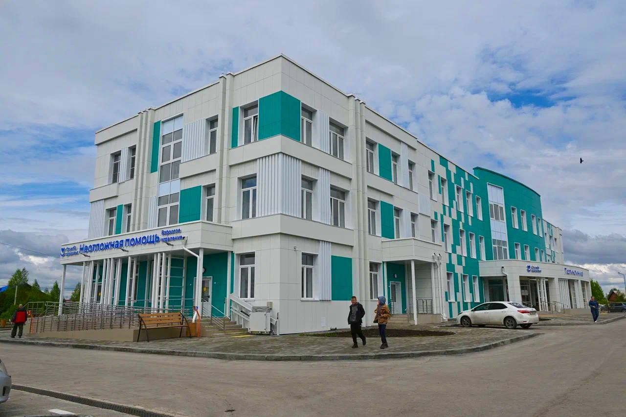 В Кузбассе по нацпроекту «Здравоохранение» построили новую поликлинику